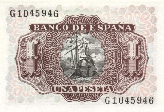 1 Peseta 22.7.1953